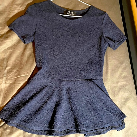 HKR collections pendulum top navy blue size S